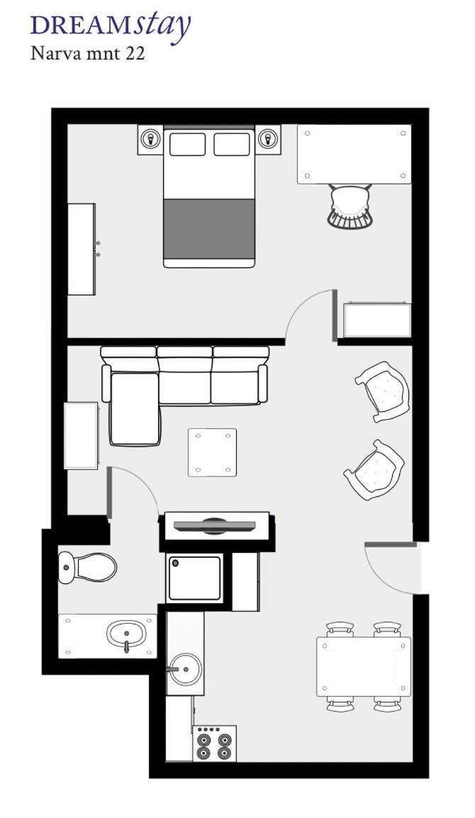 Dream Stay - Scandic Design Apartment Таллин Экстерьер фото